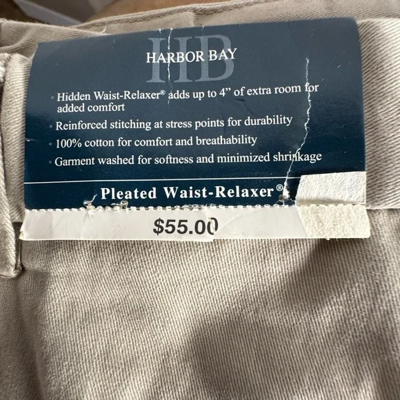 Harbor Bay Khaki Chinos - Picture 5 of 6